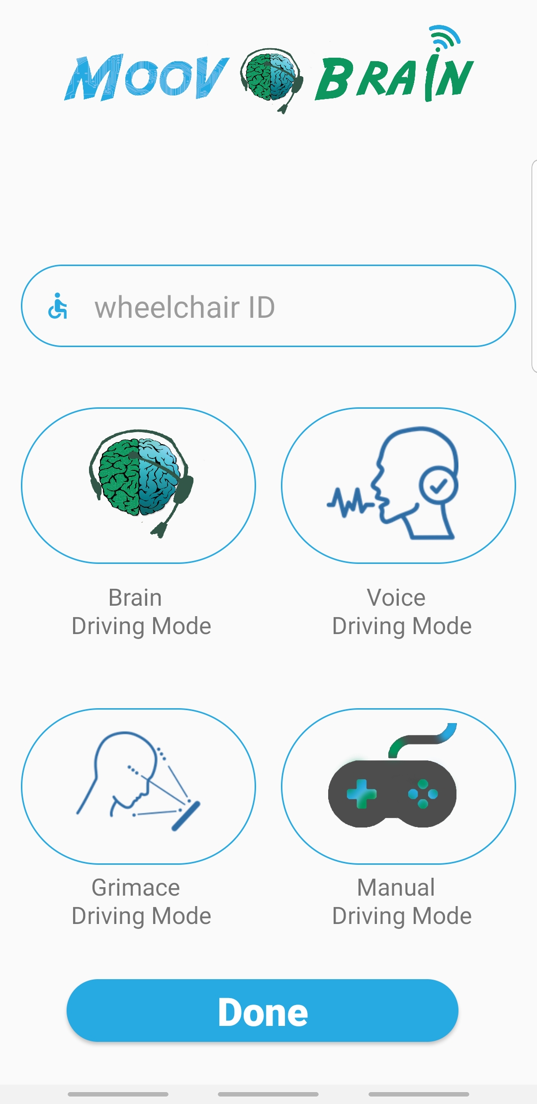 moovobrain wheelchair secure authentication